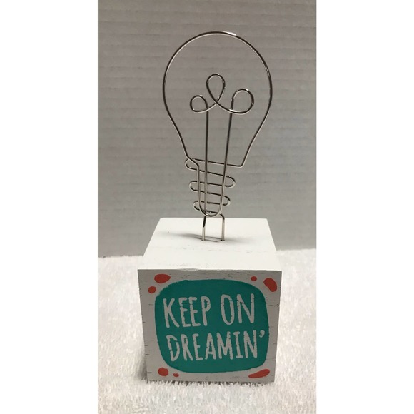 NEW Chalk Couture  Block Photo Holders Car,‎ Star, House and Lightbulb - Picture 6 of 17